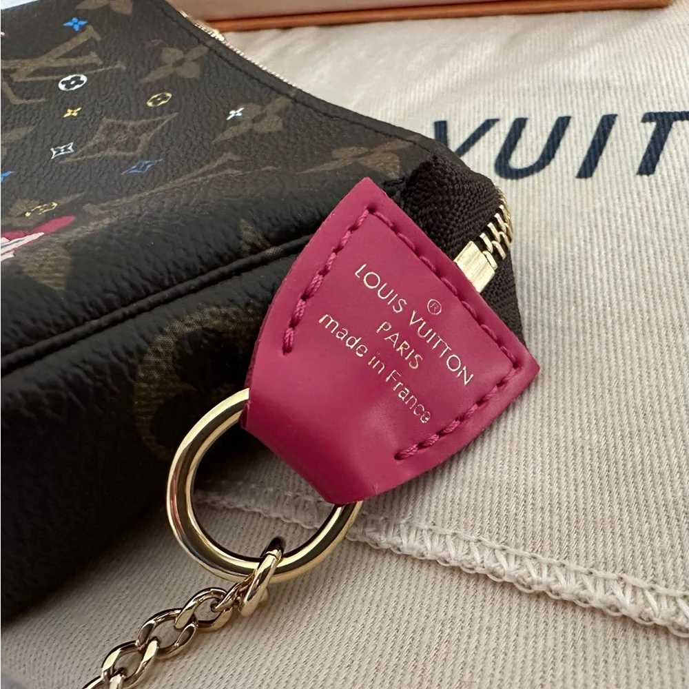 Louis Vuitton Monogram Illustre LE Vivienne‎ Roller Coaster Mini Pochette Bag